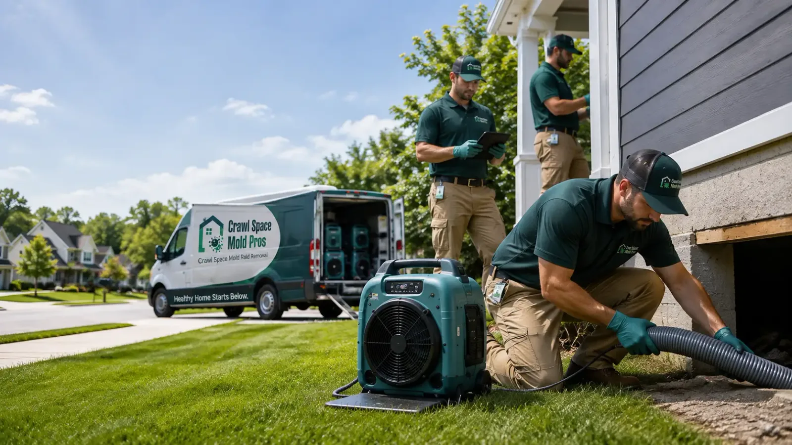 Crawl Space Mold Removal in Cawker City, KS